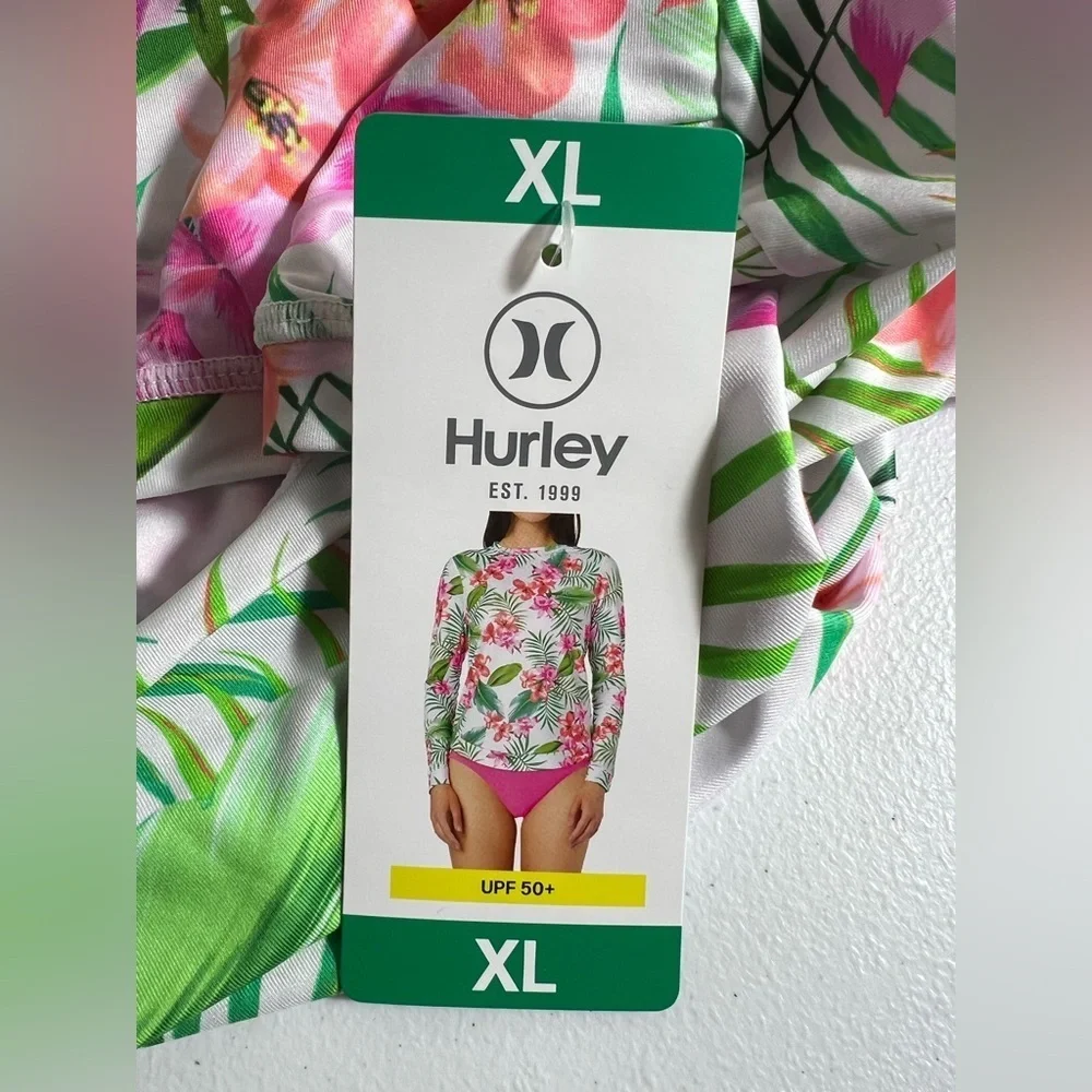 Hurley‎ Ladies' s Long Sleeve Sun Protection Shirt UPF 50+